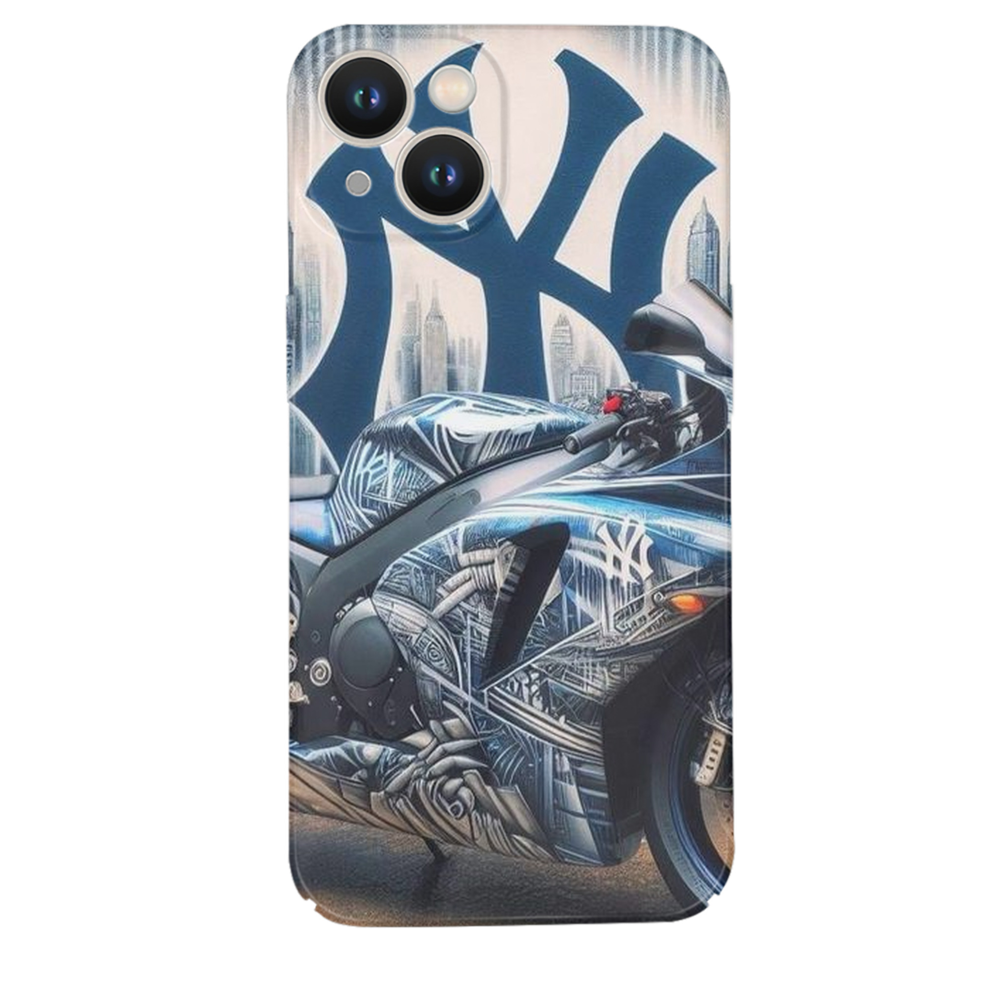 New York Yankees 327 IPhone 14 Series Full-Cover Hard Case – Shockproof With Raised Camera Protection – Precise Cutouts, Wireless Charging Compatible – Durable, Anti-Yellowing, Easy To Clean